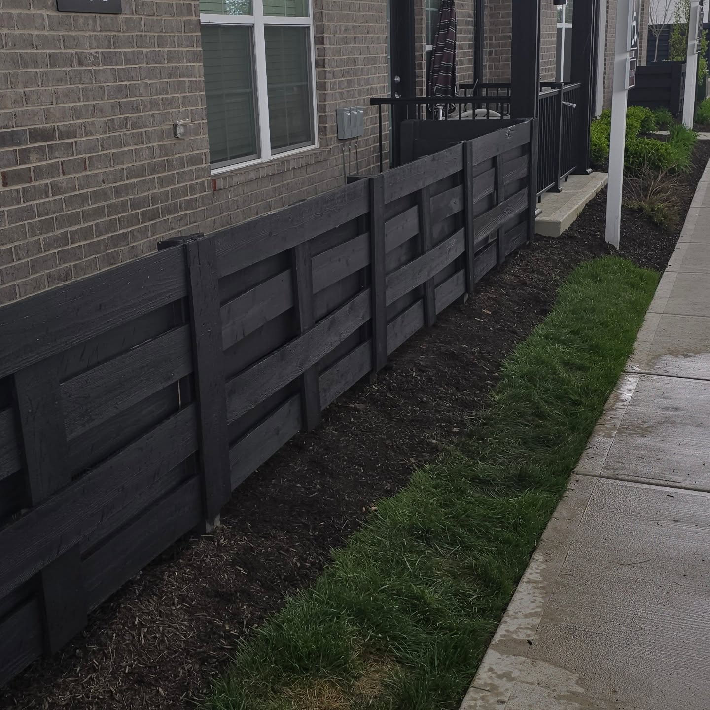 Black Privacy Fence